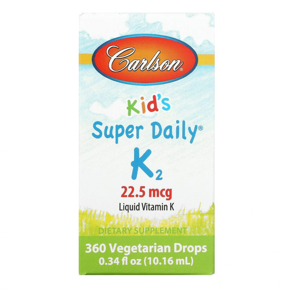 Carlson Labs, Super Daily K2  , 22,5 , 10,16  (0,34 . )    , -, 