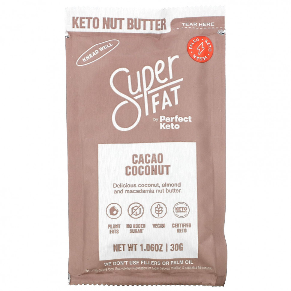 SuperFat, Keto Nut Butter,   , 30  (1,06 )    , -, 