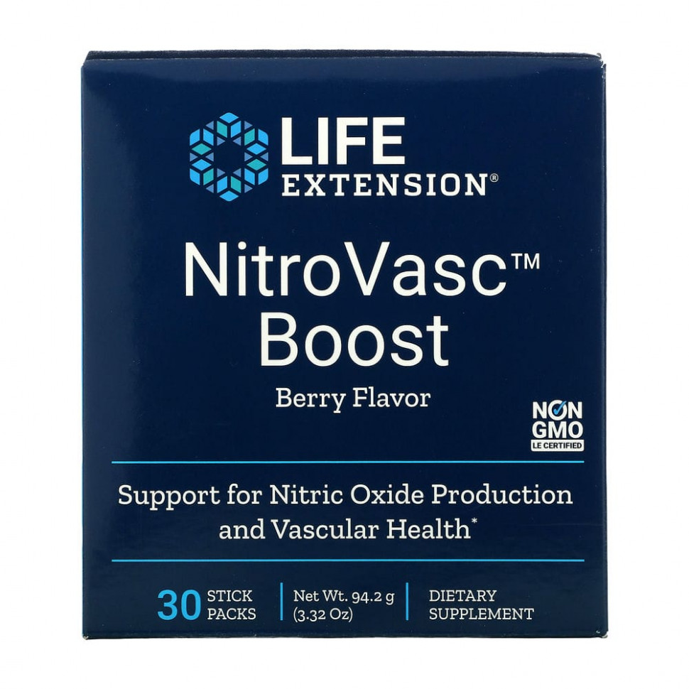 Life Extension, NitroVasc Boost,  , 30     , -, 