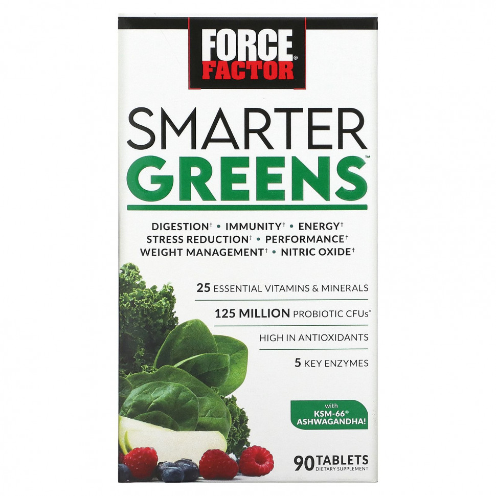 Force Factor, Smarter Greens, 90     , -, 