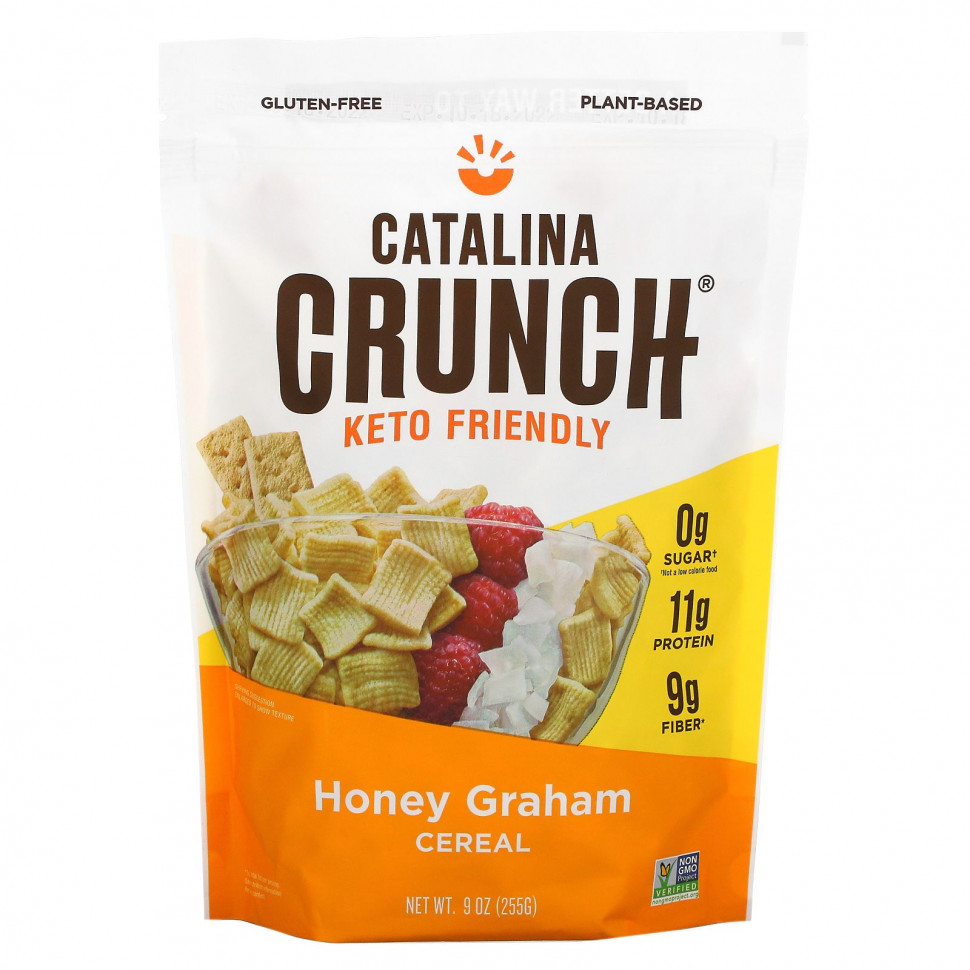 Catalina Crunch, Keto Friendly Cereal, Honey Graham, 255  (9 )    , -, 
