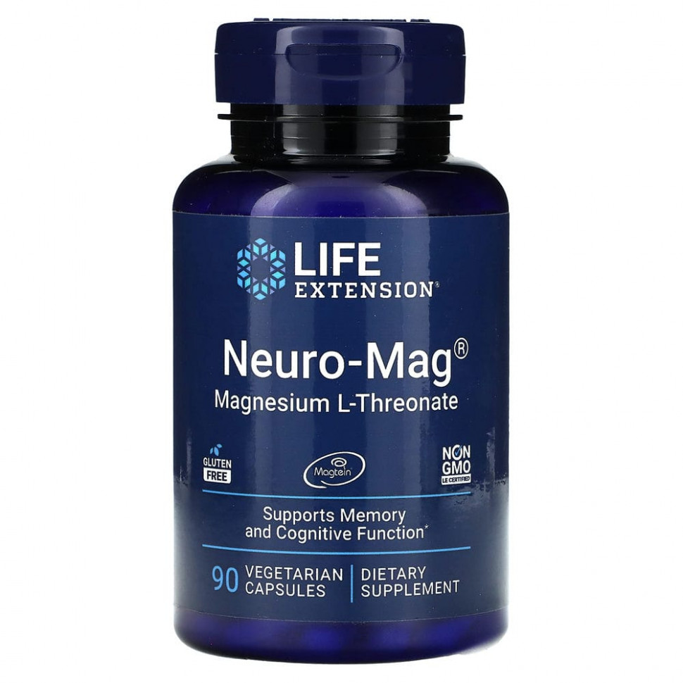 Life Extension, Neuro-Mag, L- , 90      , -, 