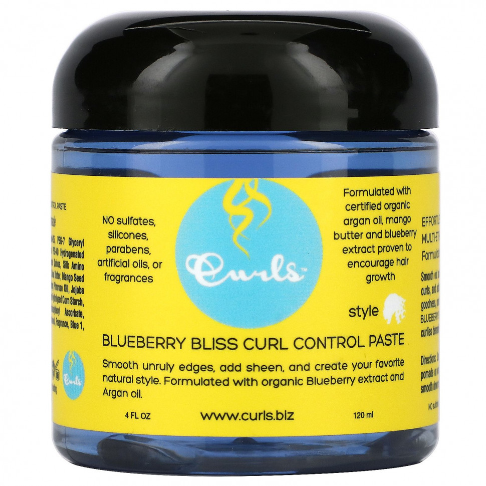 Curls, Curl Control Paste, Blueberry Bliss, 120  (4 . )    , -, 