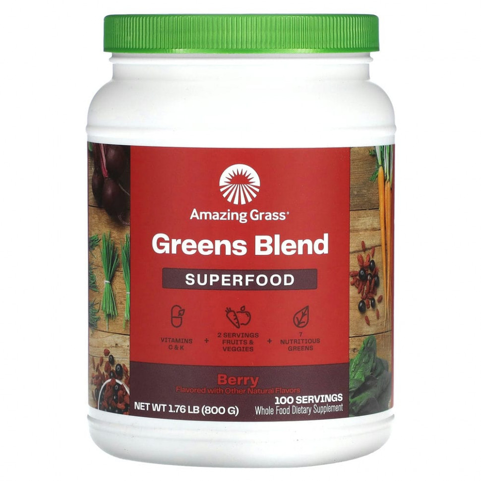 Amazing Grass, Green Superfood, , 800  (28,2 )    , -, 