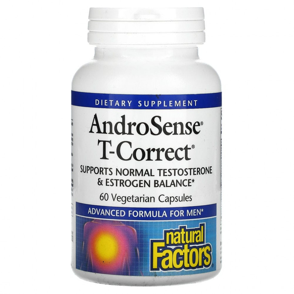 Natural Factors, AndroSense T-Correct,    , 60      , -, 
