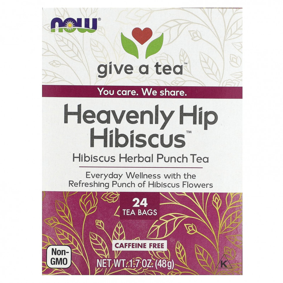 NOW Foods, Heavenly Hip Hibiscus,    ,  , 24  , 48  (1,7 )    , -, 
