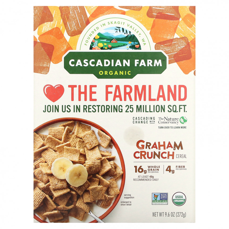 Cascadian Farm,   Graham Crunch, 272  (9,6 )    , -, 