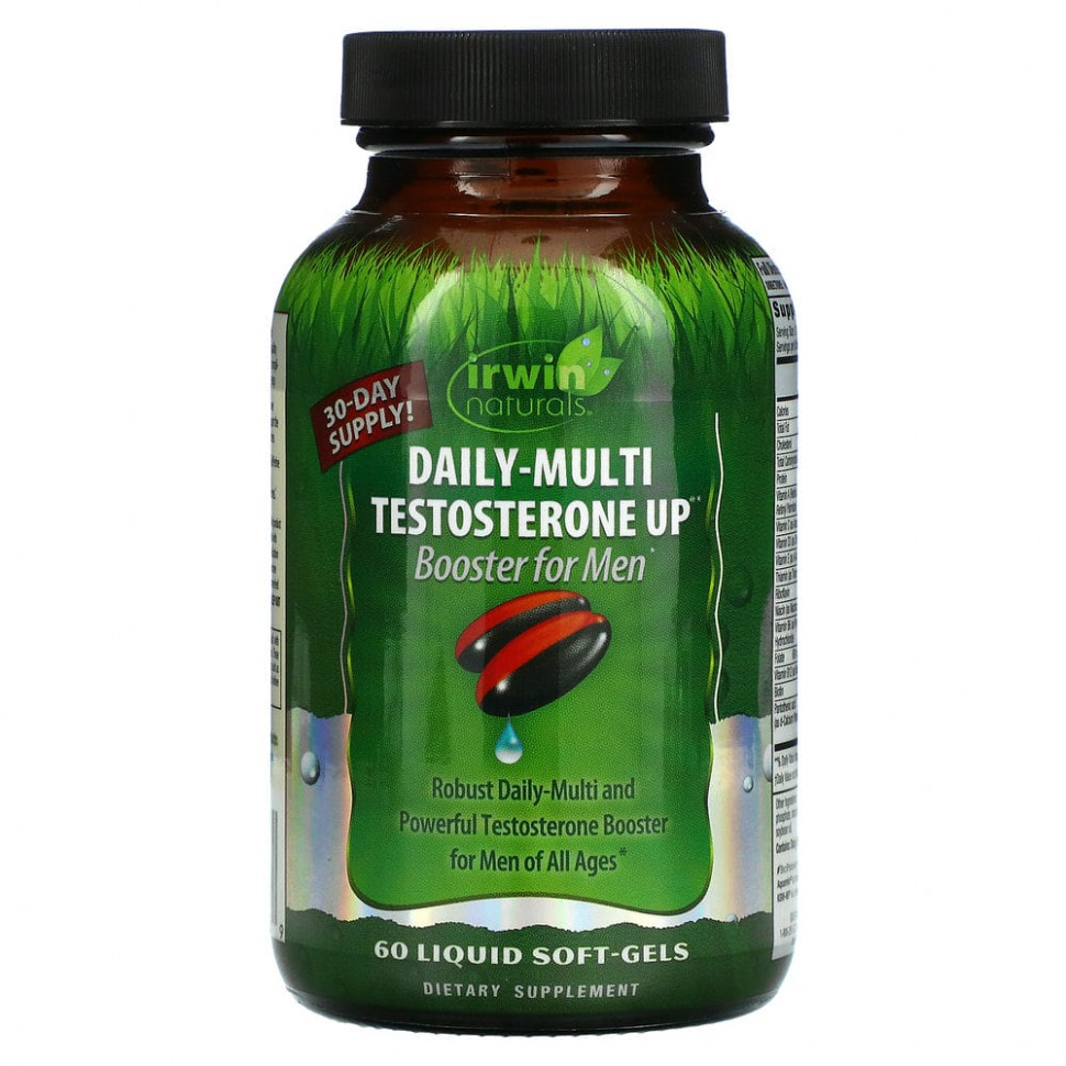 Irwin Naturals, Daily-Multi Testosterone Up Booster  , 60      , -, 