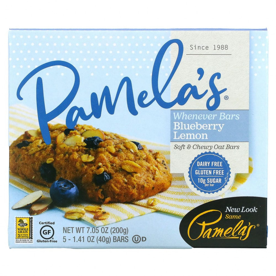 Pamela's Products, Wheever Bars, ,   , 5 , 40  (1,41 )     , -, 