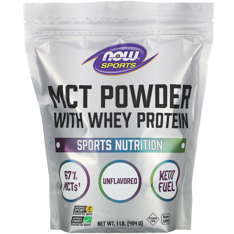 NOW Foods, Sports, MCT      ,  , 454  (1 )    , -, 