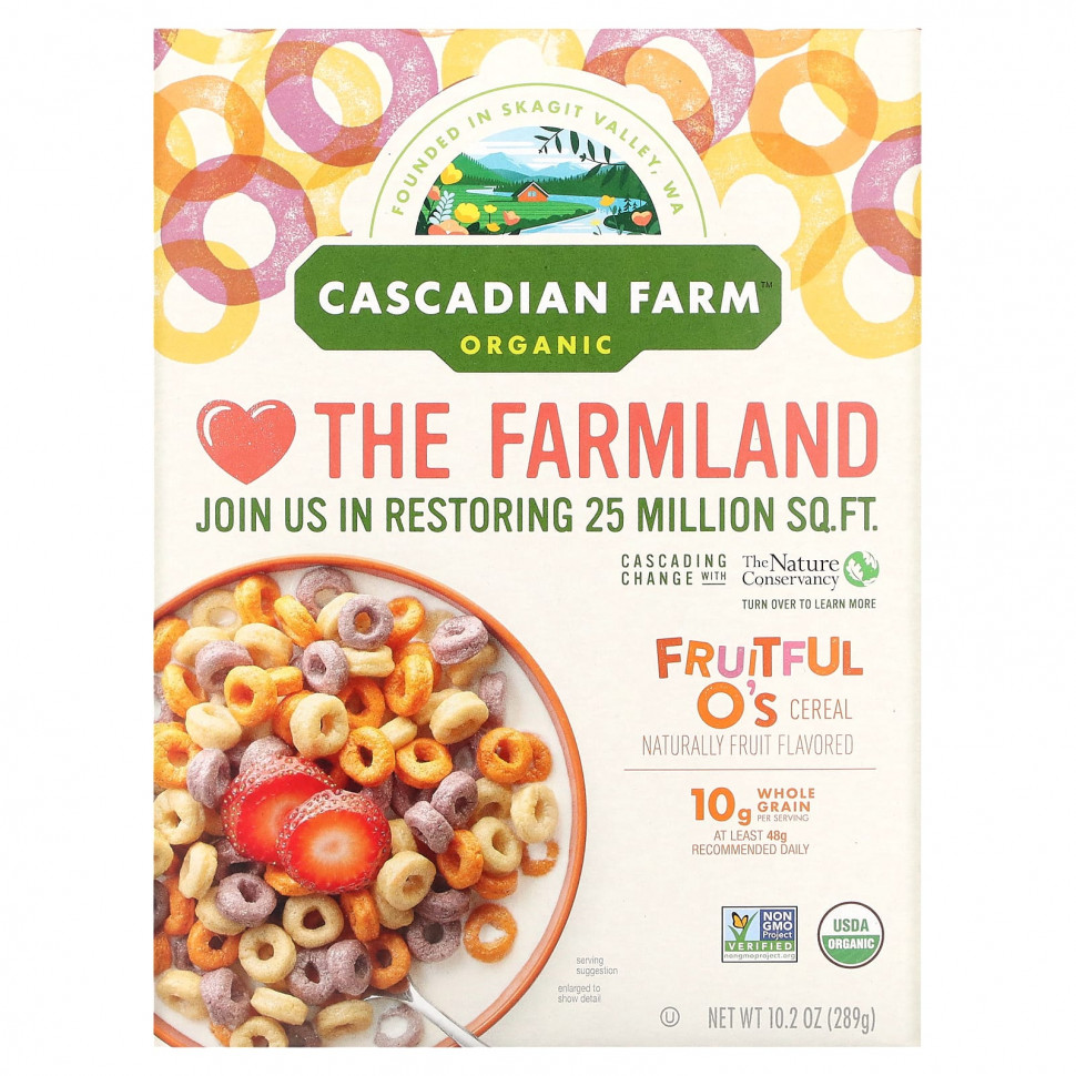 Cascadian Farm,   Fruitful O's, 289  (10,2 )    , -, 