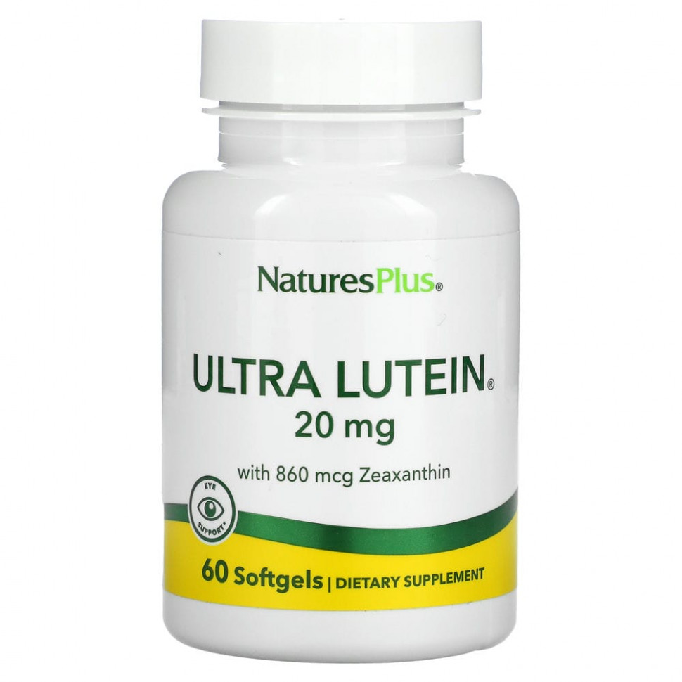 NaturesPlus, Ultra Lutein,   , 20 , 60     , -, 