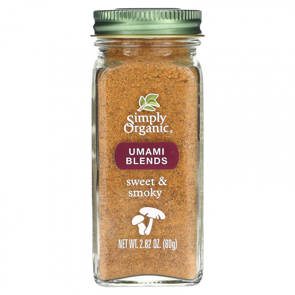Simply Organic, Umami Blends, Sweet & Smoky, 80  (2,82 )    , -, 