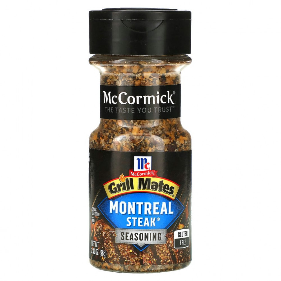 McCormick Grill Mates, Montreal Steak Seasoning , 3.4 oz (96 g)    , -, 