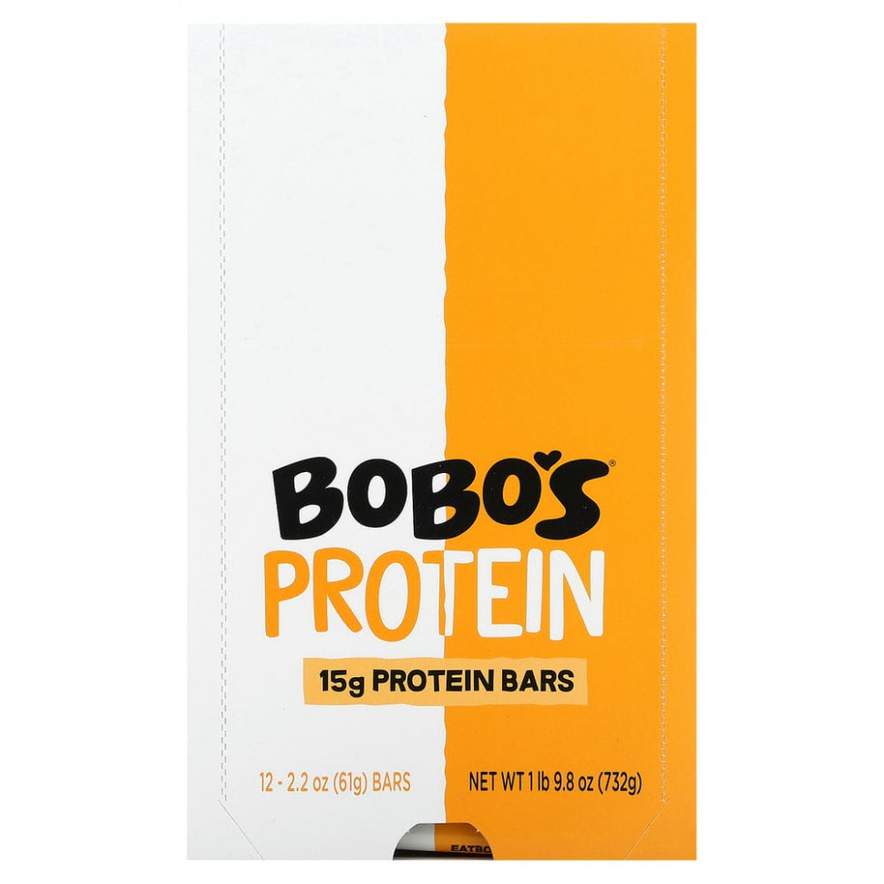 Bobo's Oat Bars, Protein Bars,     , 12 , 61  (2,2 )    , -, 