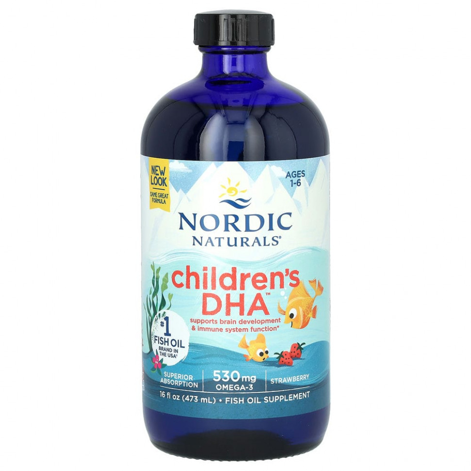 Nordic Naturals, Children's DHA, ,      1   6 , 530 , 473  (16  )    , -, 