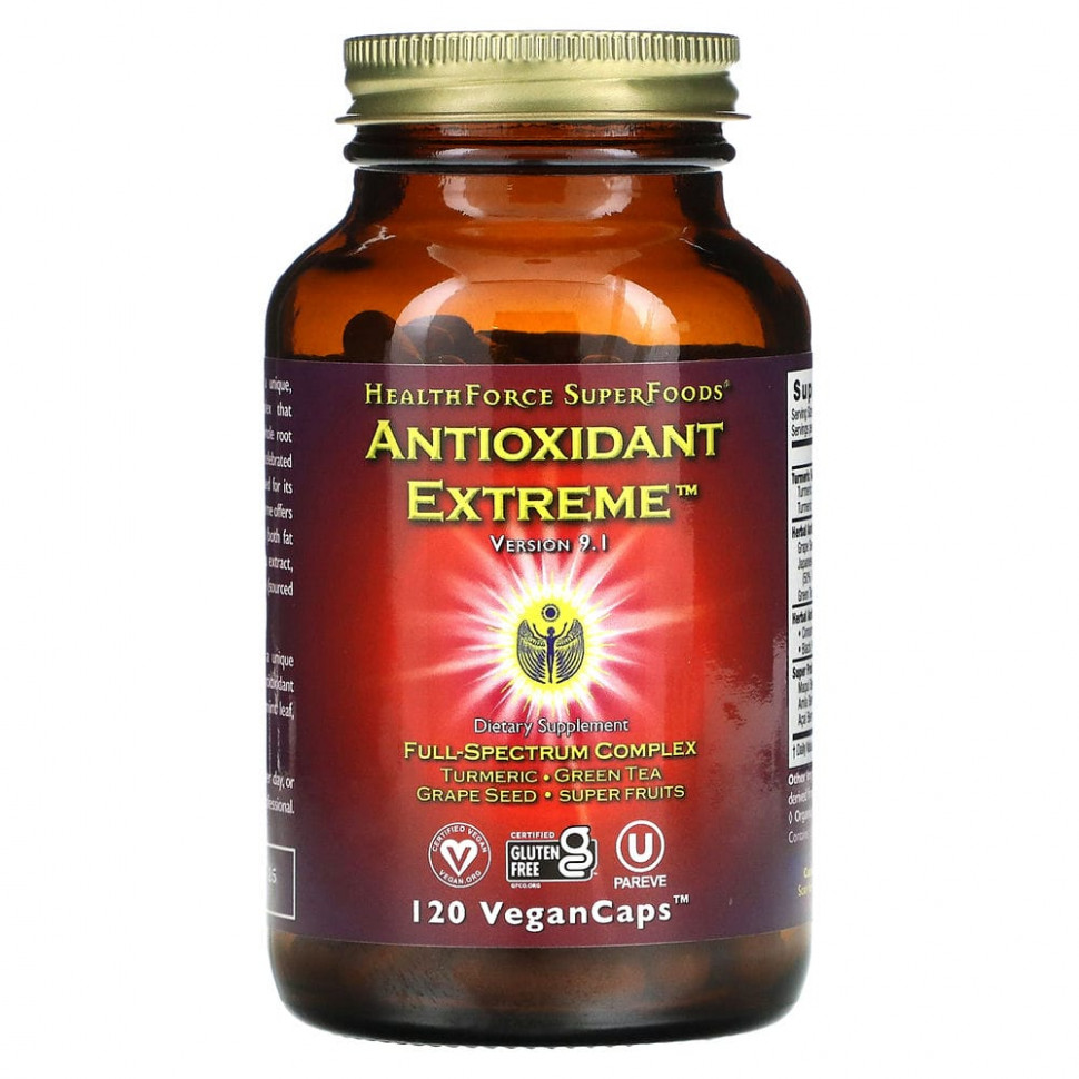 HealthForce Superfoods, Antioxidant Extreme,  9.1, 120      , -, 