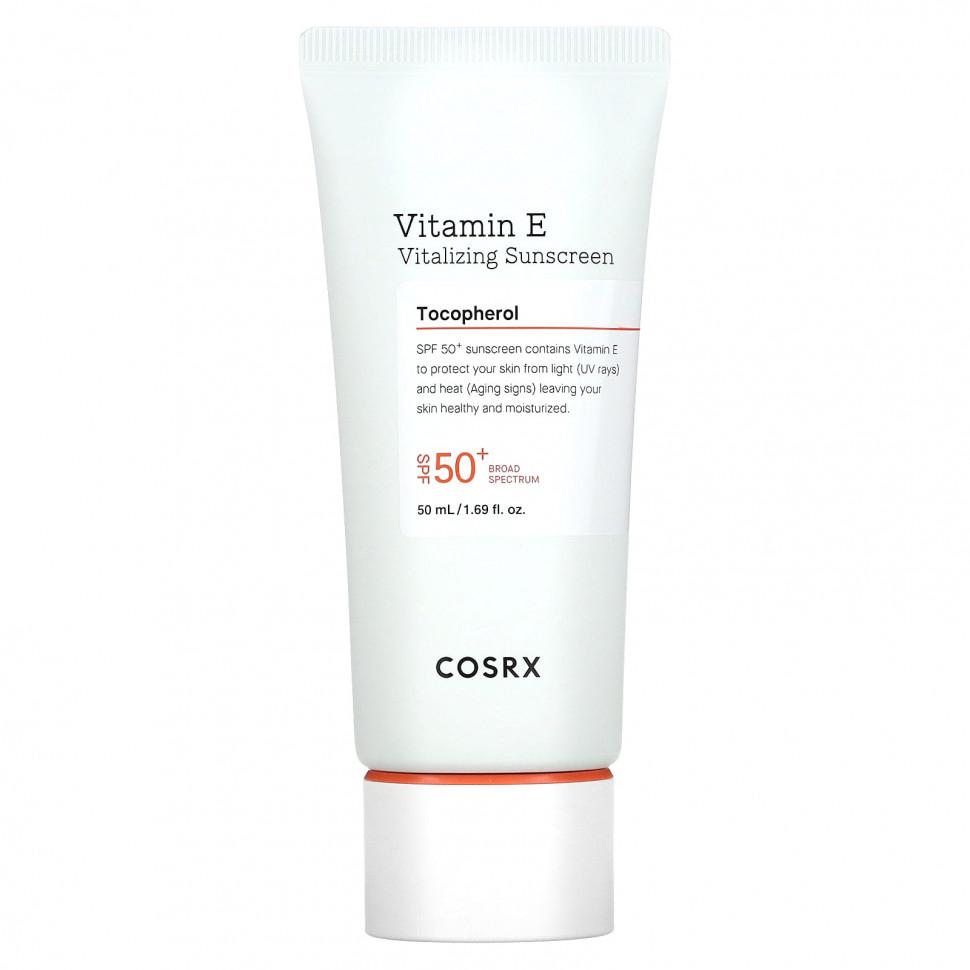 CosRx, Vitamin E, Vitalizing Sunscreen, SPF 50+, 1.69 fl oz (50 ml)    , -, 