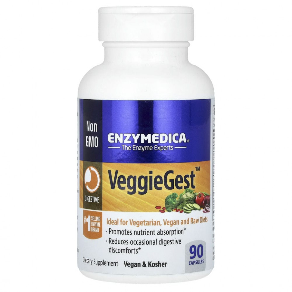 Enzymedica, VeggieGest, (  Gastro), 90     , -, 