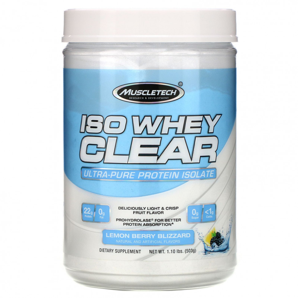  Muscletech, ISO Whey Clear,   , - , 1,10  (503 )  Iherb ()