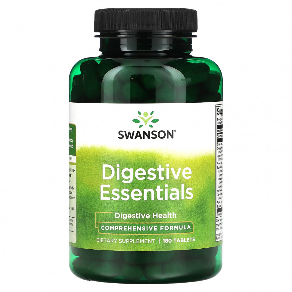 Swanson, Digestive Essentials, 180     , -, 