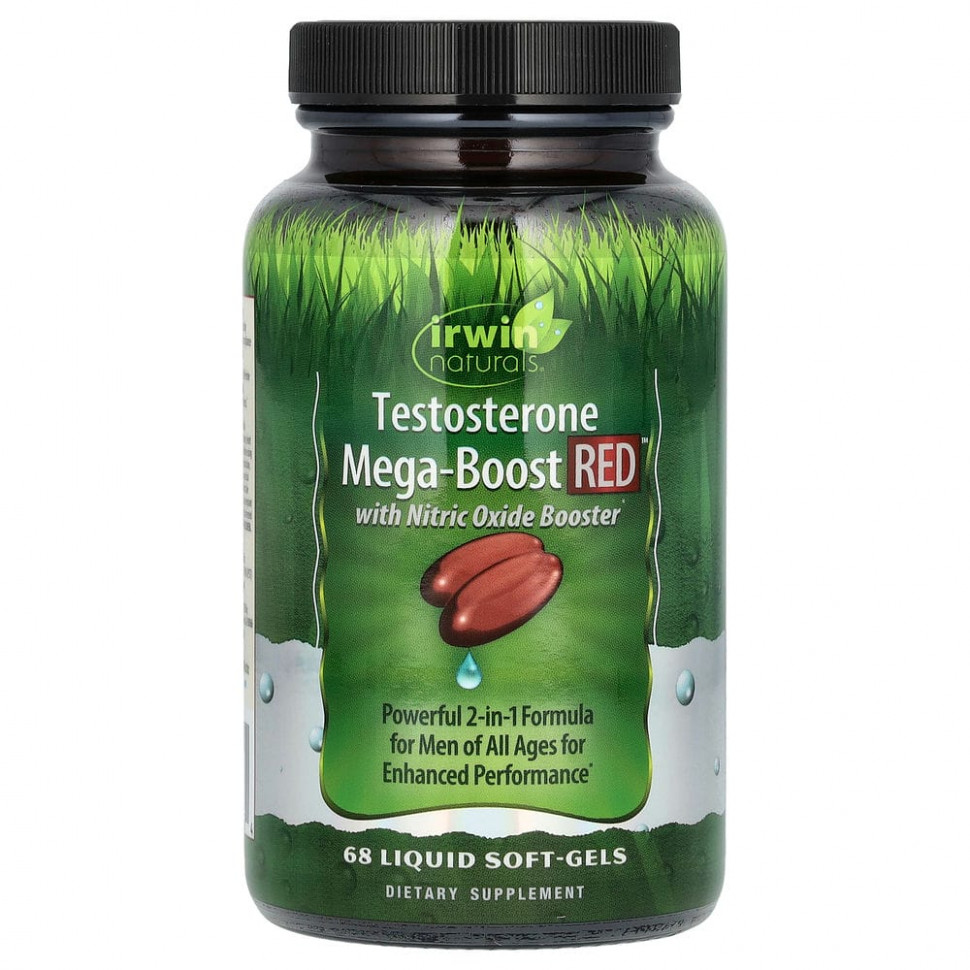 Irwin Naturals, Testosterone Mega-Boost RED,   , 68       , -, 
