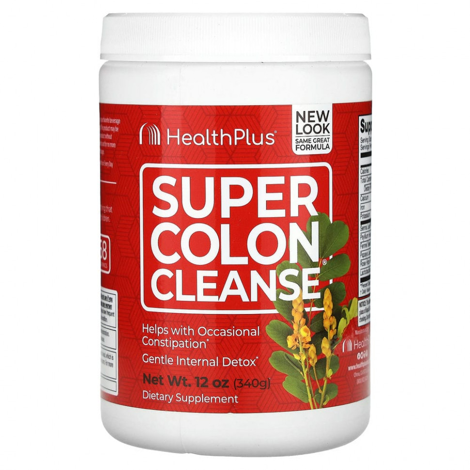 Health Plus, Super Colon Cleanse,    , 340  (12 )  Iherb ()