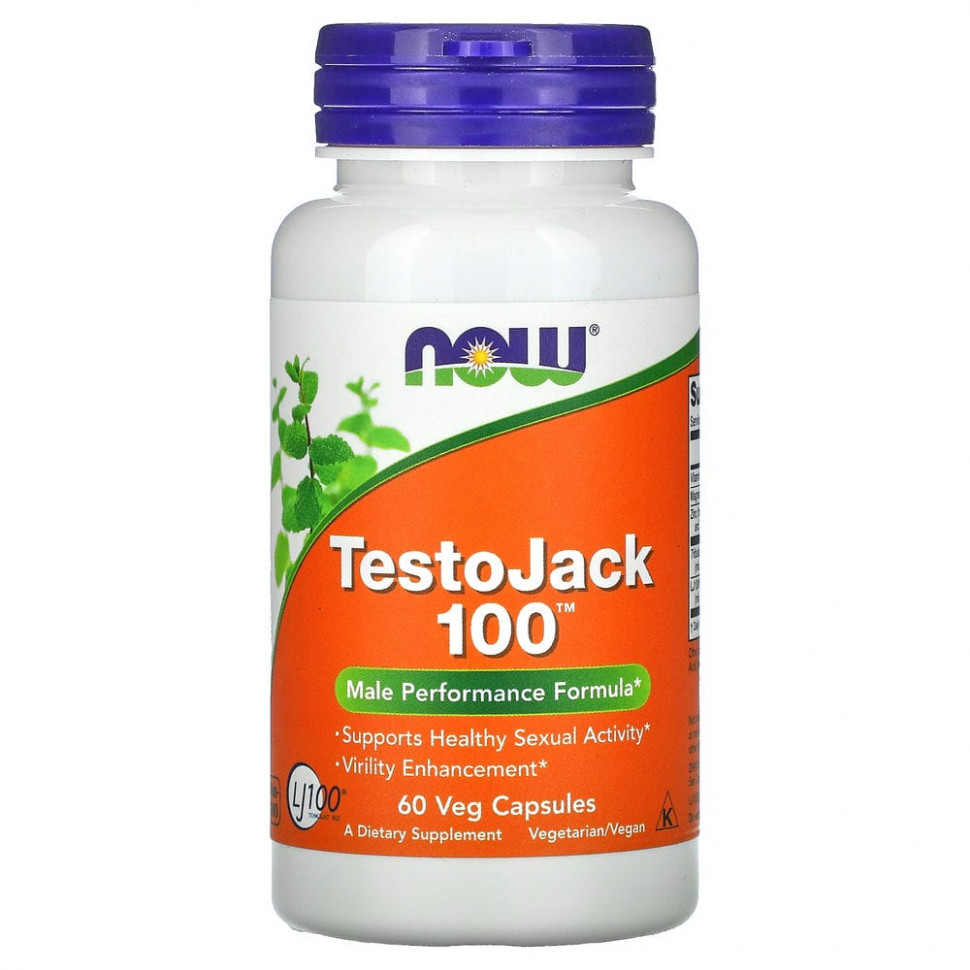 NOW Foods, TestoJack 100, 60      , -, 