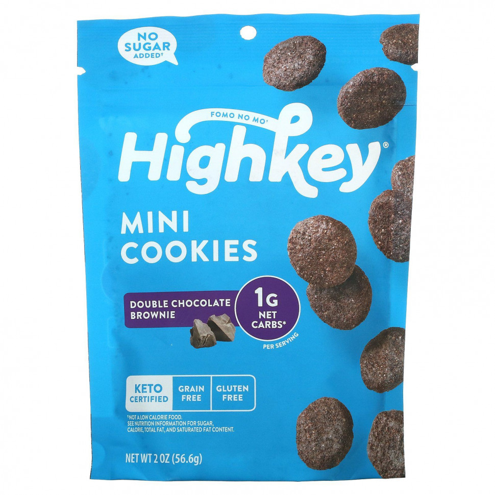 HighKey, Mini Cookies,   , 56,6  (2 )    , -, 