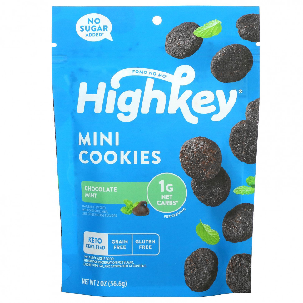 HighKey, Mini Cookies,   , 56,6  (2 )    , -, 