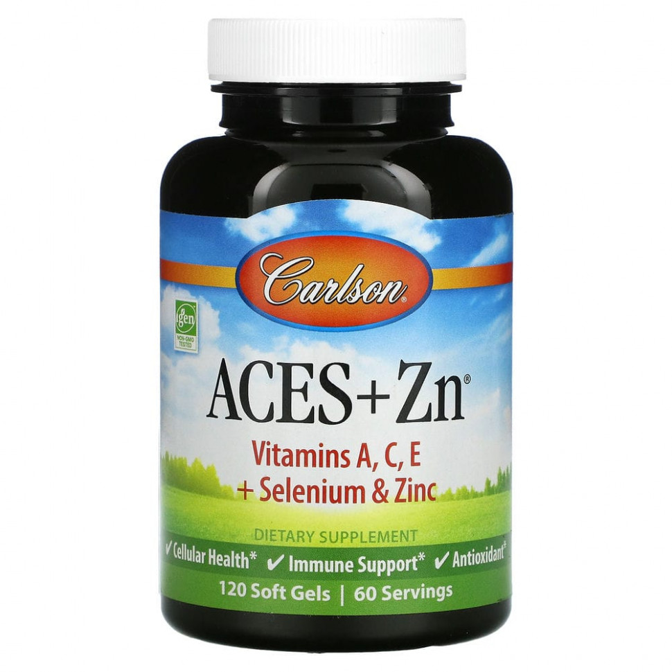 Carlson Labs, Aces + Zn, 120       , -, 