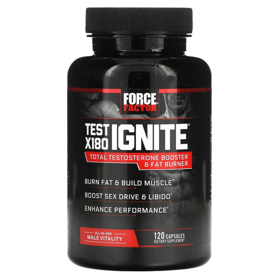 Force Factor, Test X180 Ignite,      , 120     , -, 