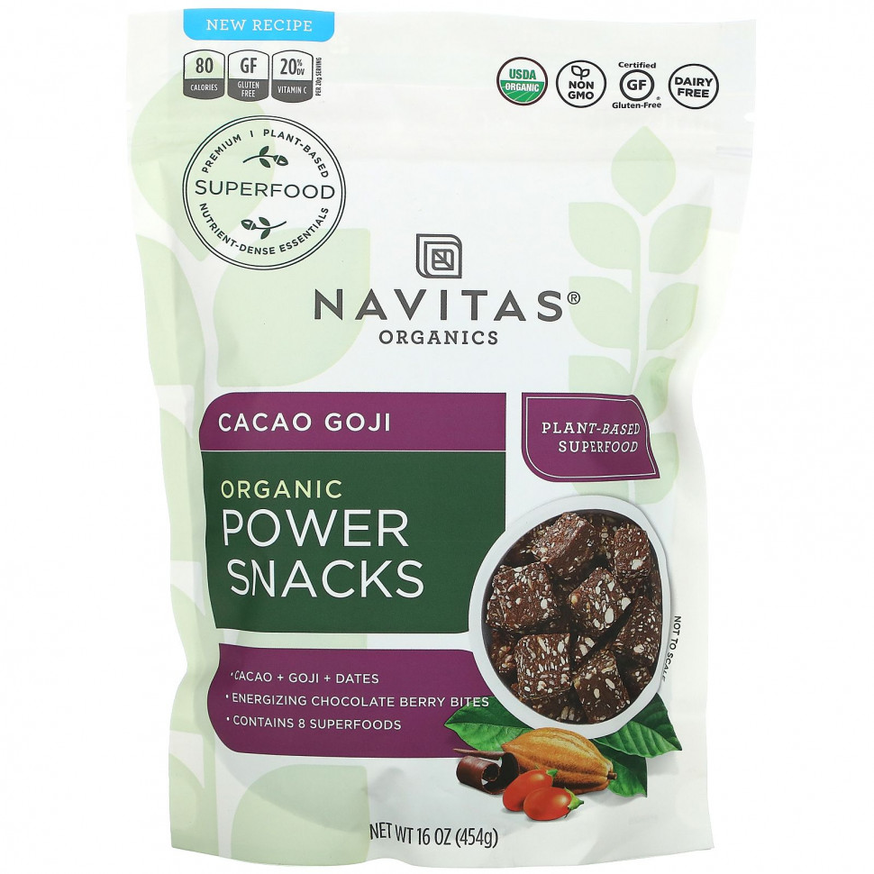 Navitas Organics, Organic Power Snack, -, 454  (16 )    , -, 