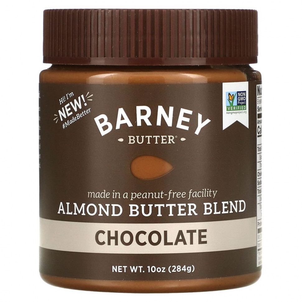 Barney Butter, Barney Butter, Almond Butter Blend, Chocolate, 10 oz (284 g)    , -, 