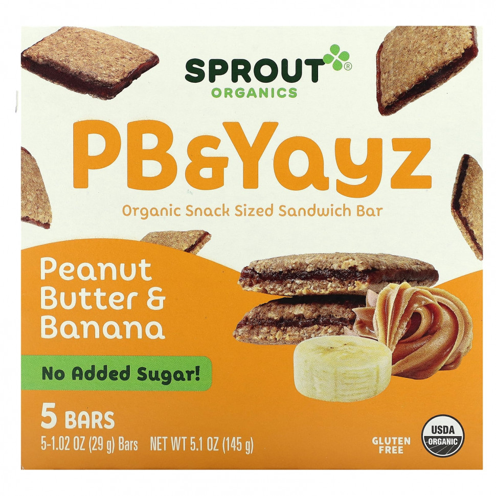 Sprout Organics, PB & Yayz,  -  ,    , 5 , 29  (1,02 )    , -, 