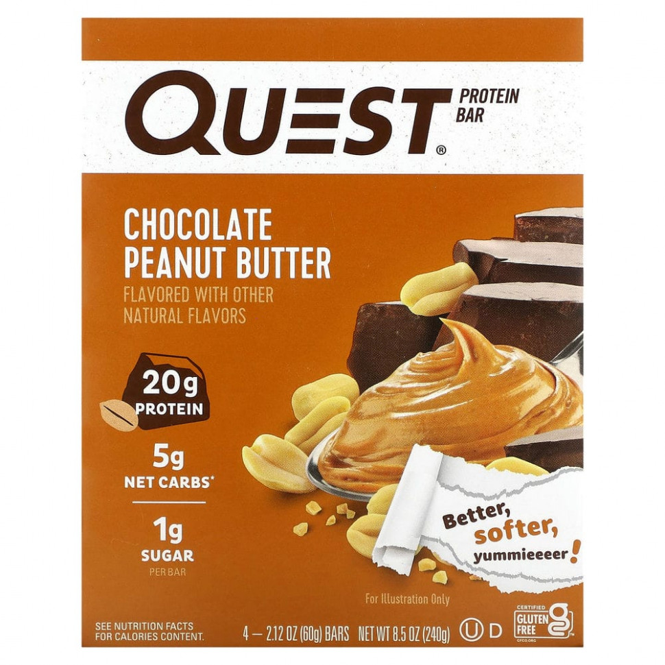 Quest Nutrition, Protein Bar, - , 4 , 60  (2,12 )    , -, 