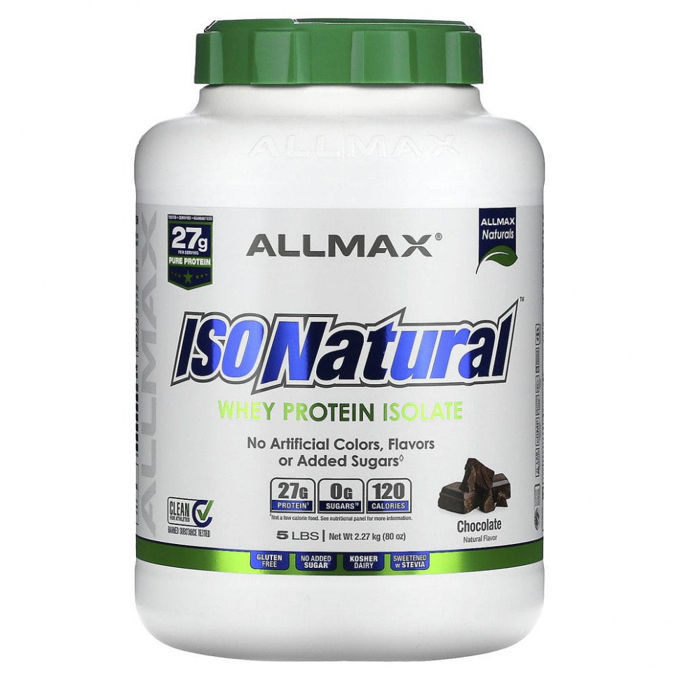 ALLMAX Nutrition, IsoNatural, 100% -   , , 5     , -, 
