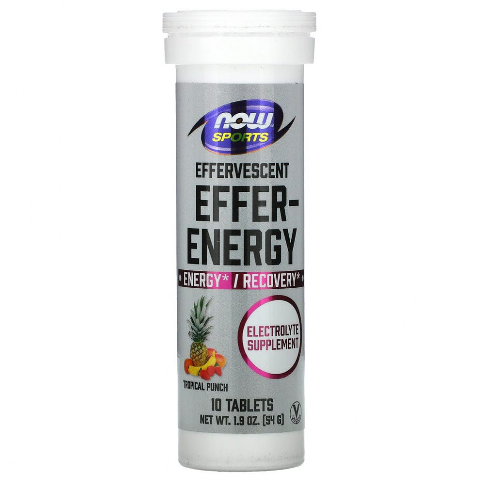 NOW Foods, Sports, Effer-Energy,  , 10 , 54  (1,9 )    , -, 