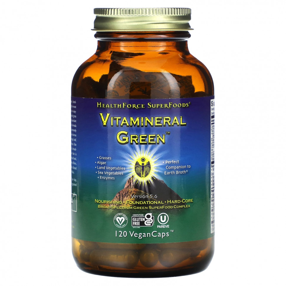 HealthForce Superfoods, Vitamineral Green`` 120      , -, 