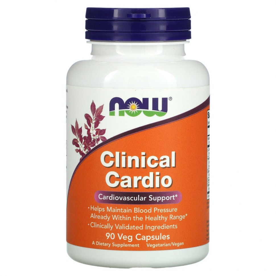  NOW Foods, Clinical Cardio,  - , 90    Iherb ()
