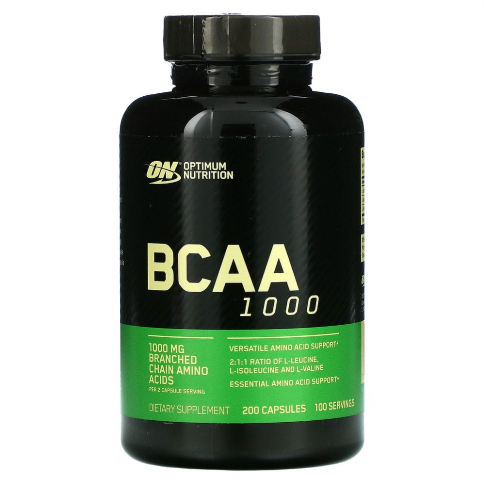 Optimum Nutrition, BCAA 1000, 500 , 200     , -, 