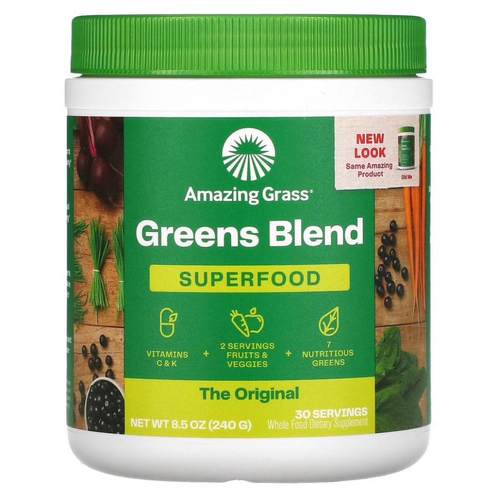Amazing Grass, Green Superfood, The Original, 240  (8,5 )    , -, 