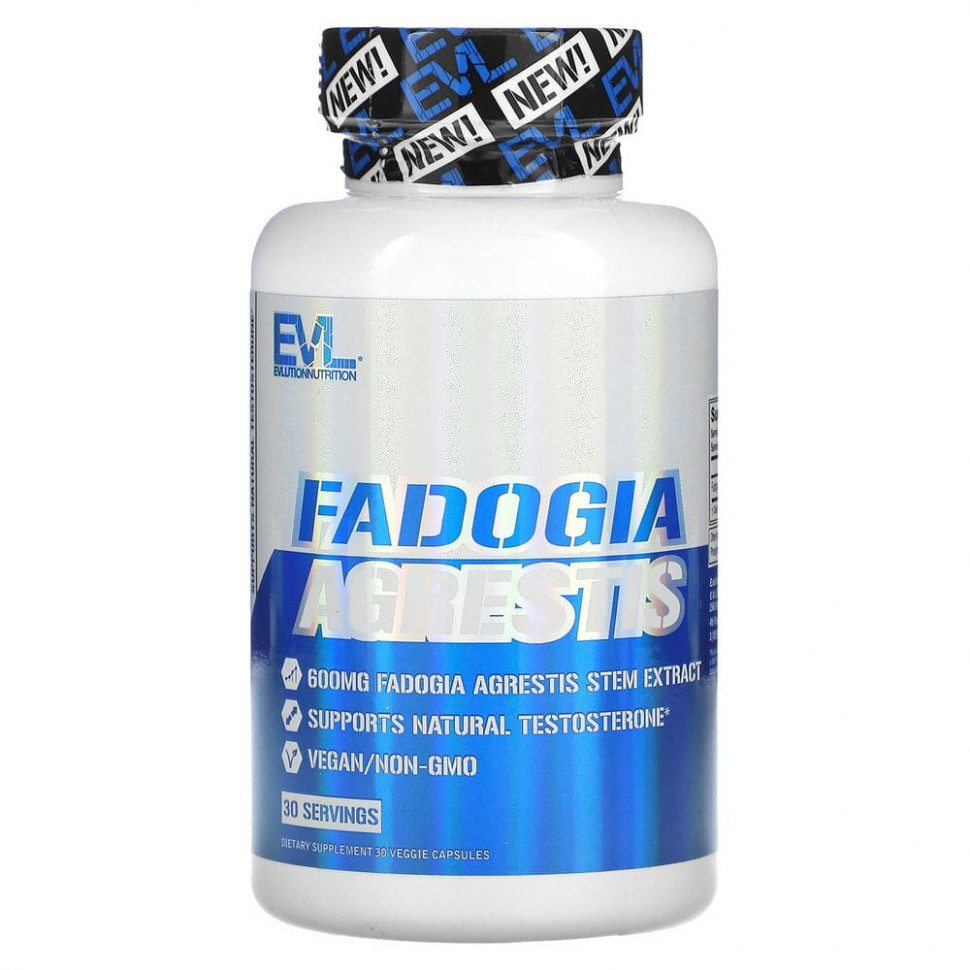 EVLution Nutrition, Fadogia Agrestis, 30      , -, 