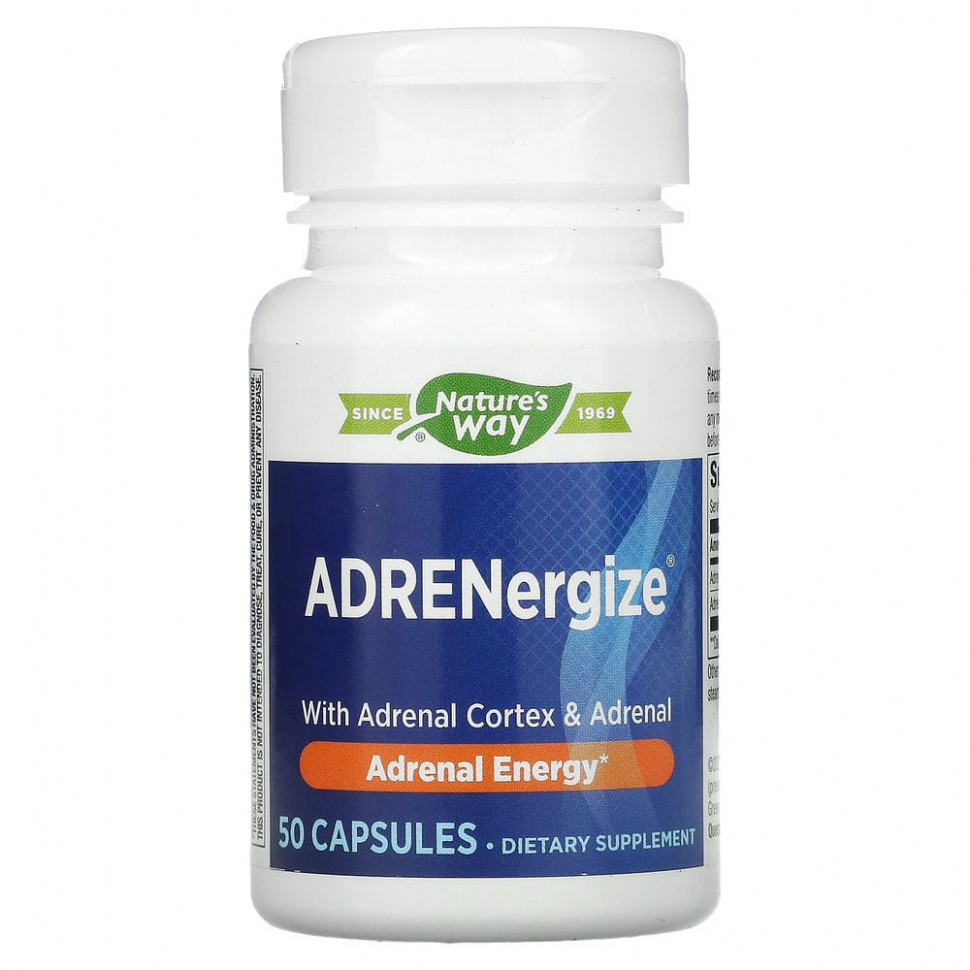 Enzymatic Therapy, ADRENergize,   , 50      , -, 