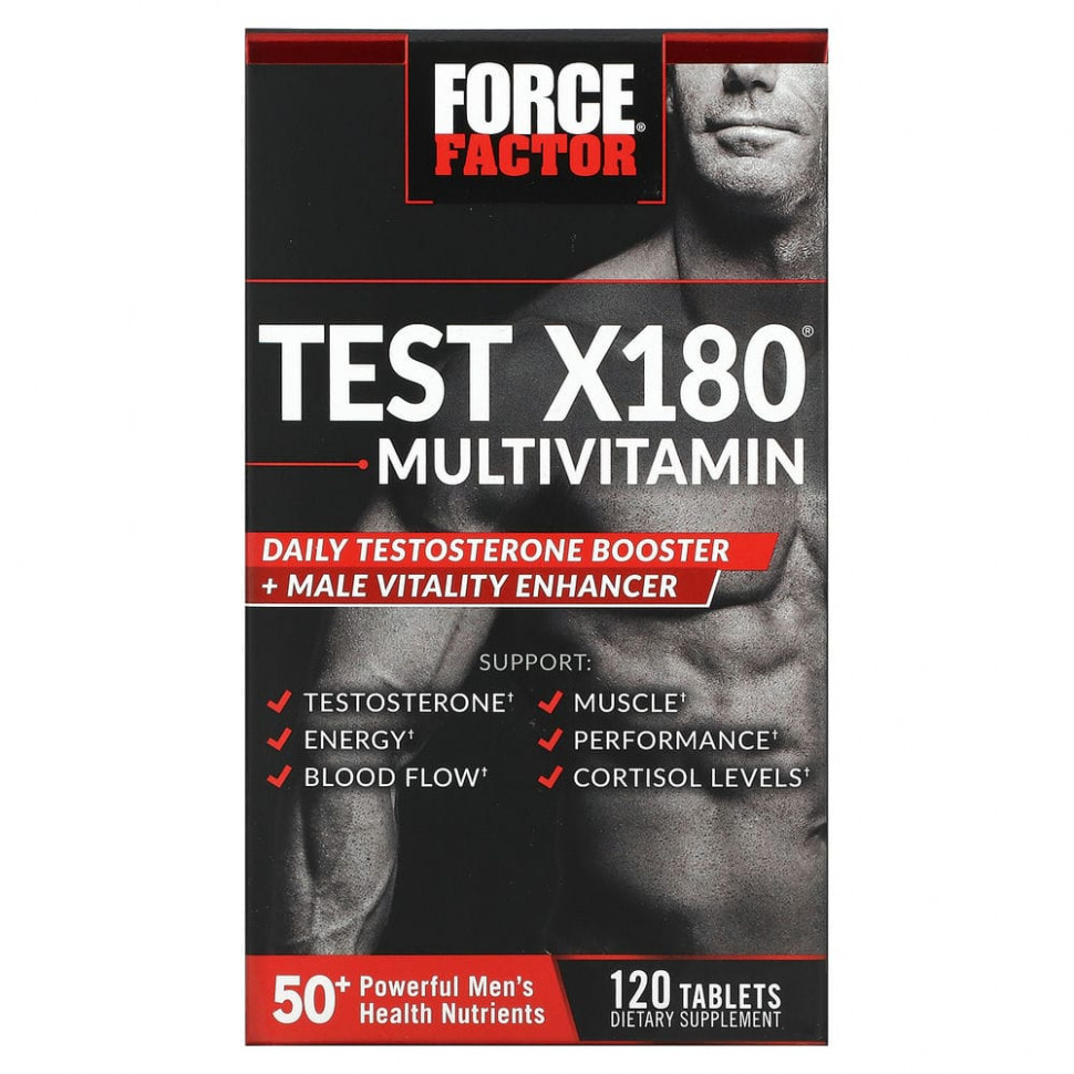Force Factor,  Test X180, 120     , -, 