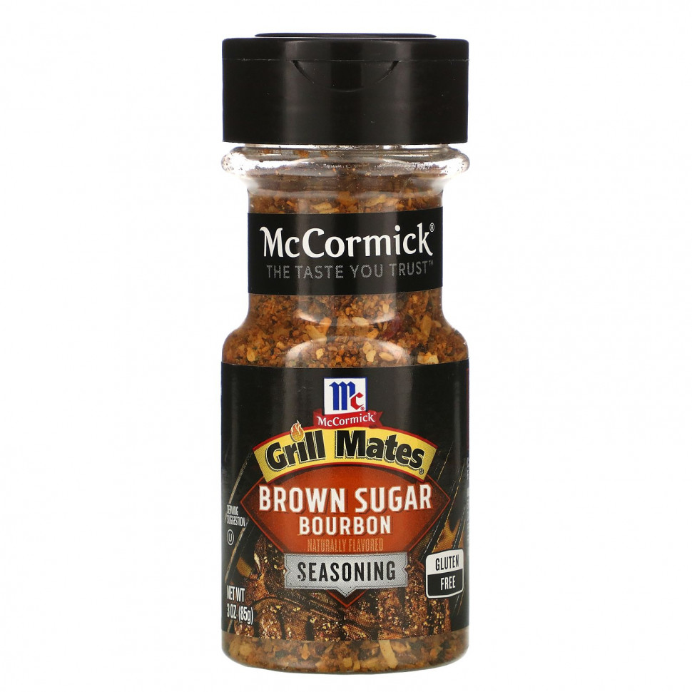 McCormick Grill Mates, Brown Sugar Bourbon Seasoning, 3 oz (85g)    , -, 
