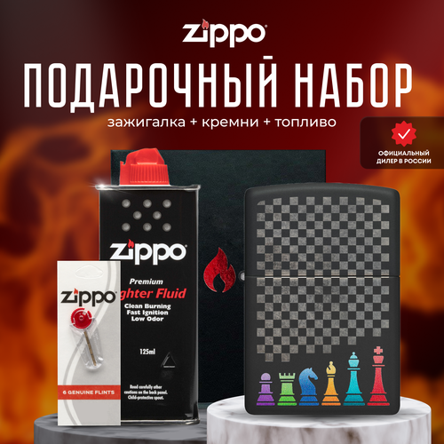  ZIPPO   (   Zippo 48662 Chess Pieces Design +  +  125  )   , -, 