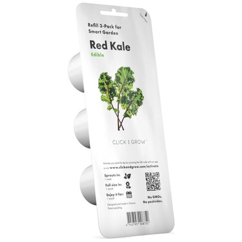      Click and Grow Refill 3-Pack    (Red Kale)   , -, 