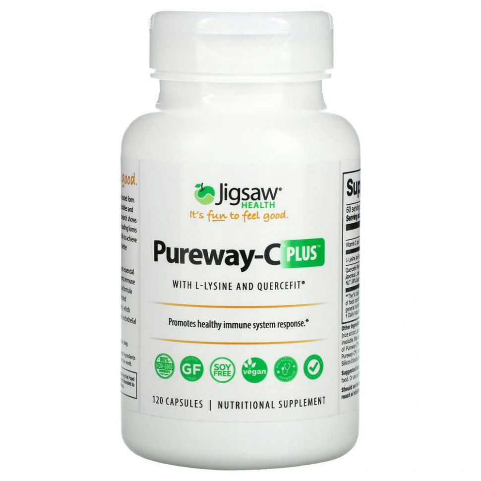 Jigsaw Health, Pureway-C Plus  L-  Quercefit, 120     , -, 