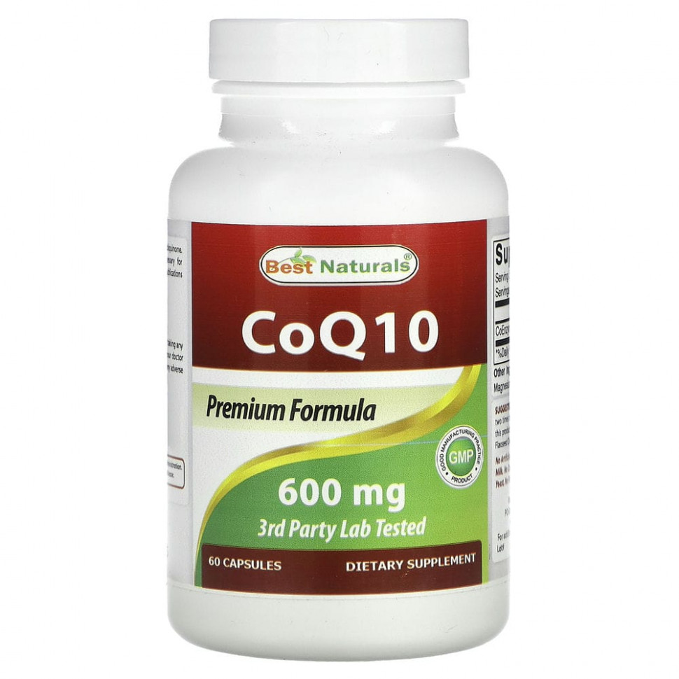 Best Naturals, CoQ10, 600 , 60     , -, 